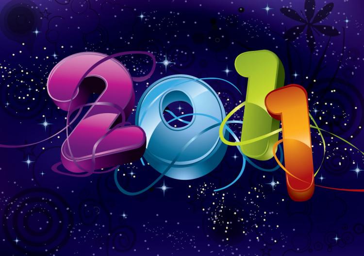 free vector 2011 New Year